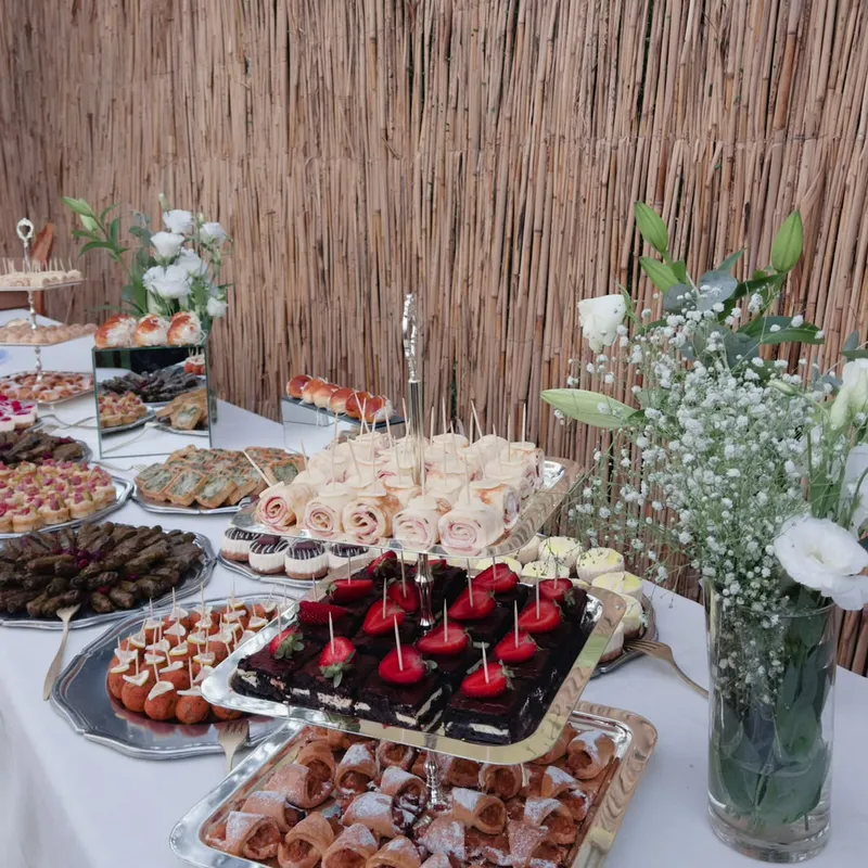 Catering sunumundan bir kare