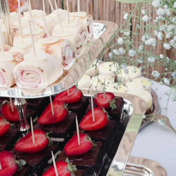Catering sunumundan bir kare